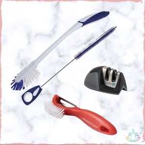 3-1 Peeler brush knife Sharpener bottle Cleaner